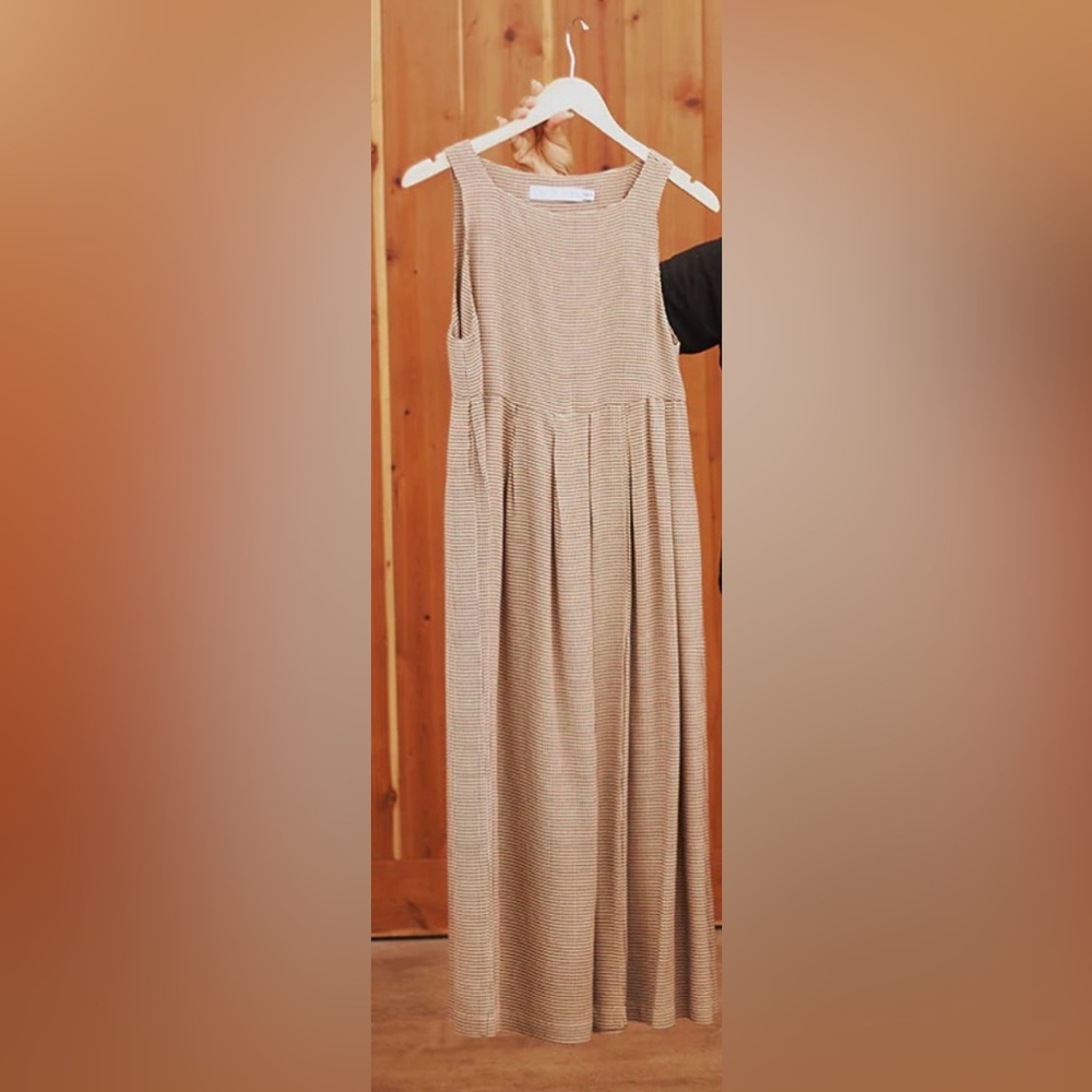 Christy Dawn Remy Beige/Tan Midi Dress